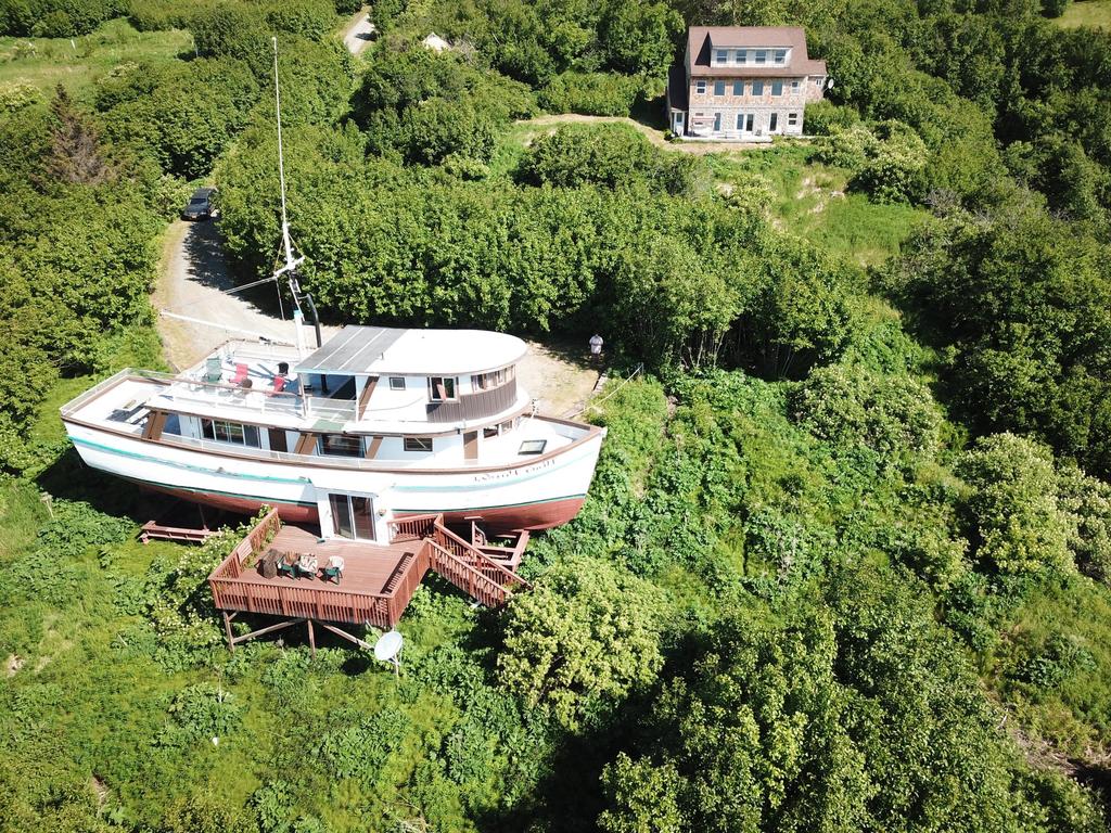 Log Cabins Overlooking Kachemak Bay in Homer, Alaska