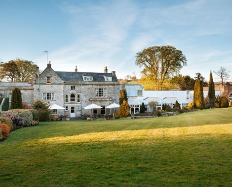 The hotel offers superior accommodation, from the spacious grand suite to the opulent four-poster rooms, each with an outside courtyard or balcony