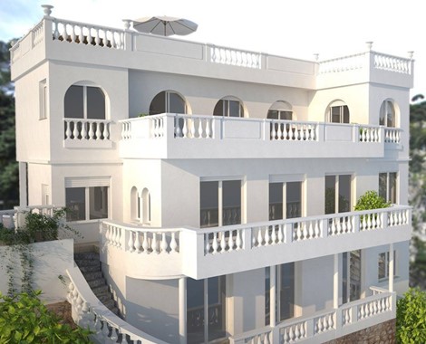 This Villa was built in 1927 and it overlooks the beautiful bay of Villefranche - Cap Ferrat