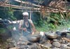 HMH Preparing lunch at the Rio Grande