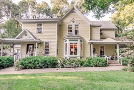 This is a charming boutique inn tucked away on over two tree-lined acres in Bellaire, Michigan