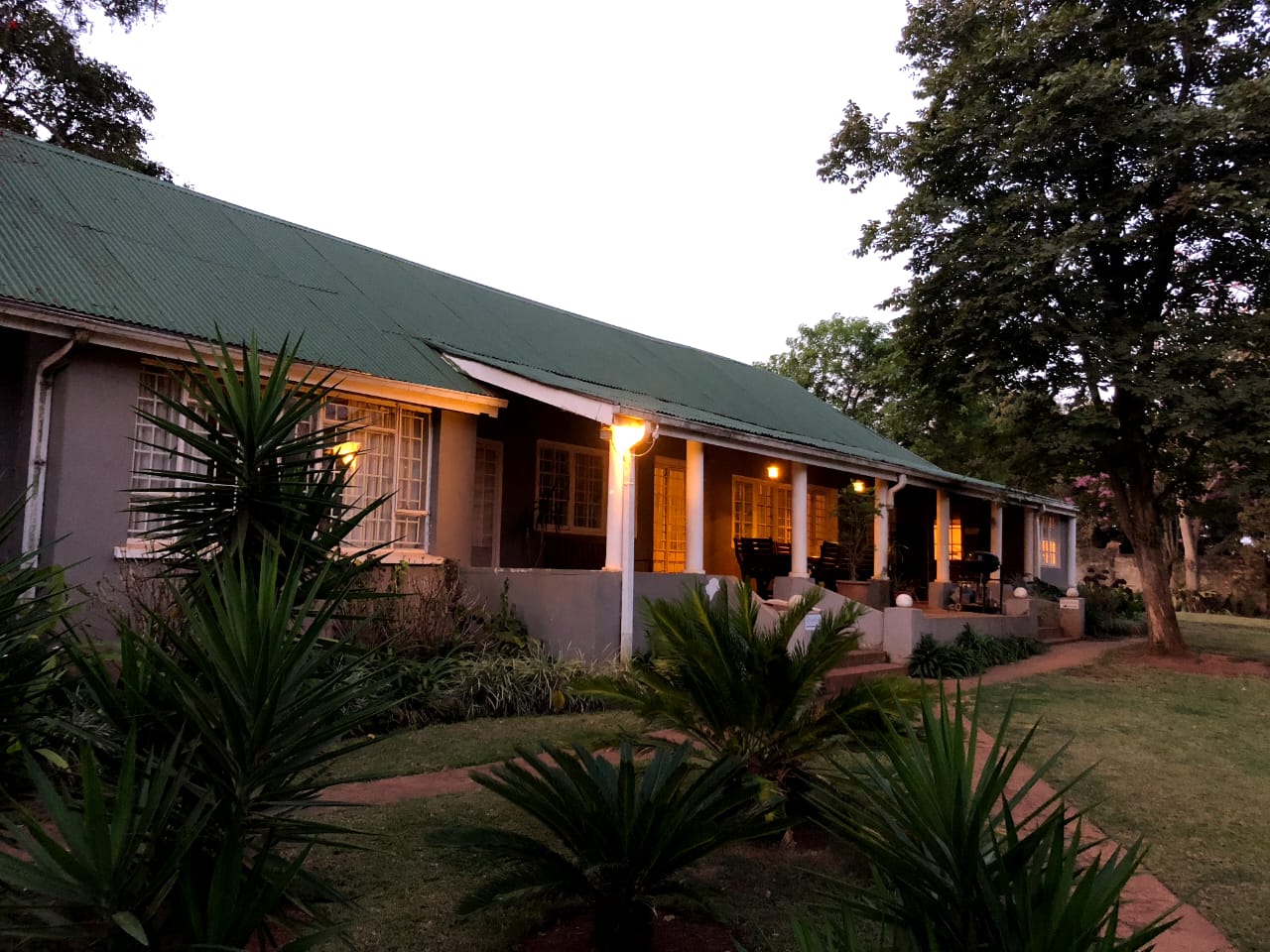 Our Guest House is family owned and our dogs, Mika and Onke, are part of the welcoming committee! 