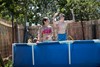 FER Kids playing in pool