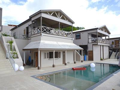 Eco-friendly cottages located on the hillside overlooking English Harbour