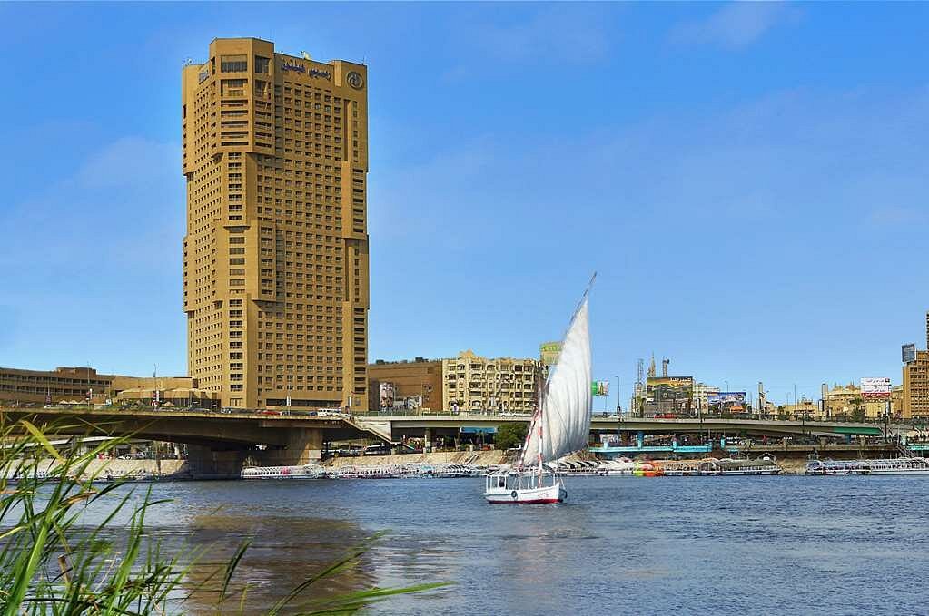 Riverfront relaxation near central Cairo...