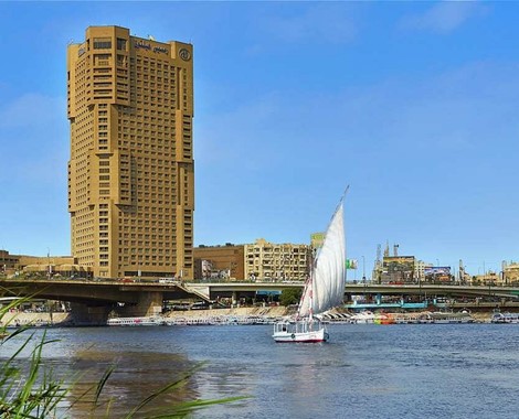 Riverfront relaxation near central Cairo...