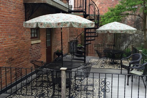 The properties upon which this historic inn now stand were first acquired by Daniel Smith Harris in 1839
